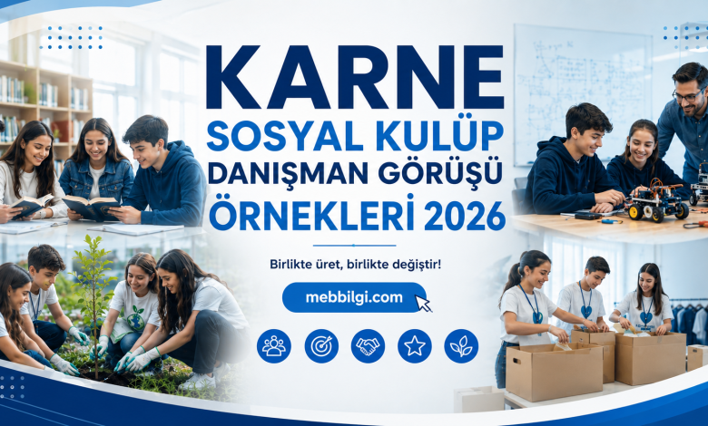 Sosyal Kulüp Danışman Görüşü