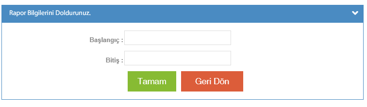 e-Okul öğrenci kesin kaydı rapor başlangıç ve bitiş aralığı