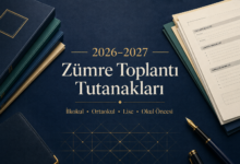 2026 2027 zumre toplanti tutanaklari genel kapak 2026-2027 Sene Başı Zümre Toplantı Tutanakları (Word)