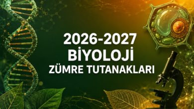 2026-2027 Biyoloji sene başı zümre toplantı tutanakları