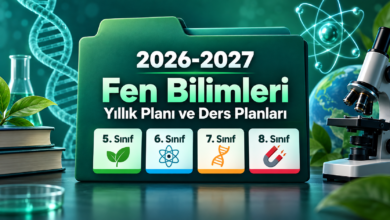 2026-2027 Fen Bilimleri yıllık planı ve ders planları