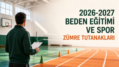 lise beden zumre 2026 2027 kapak Beden Eğitimi ve Spor Sene Başı Zümre Toplantı Tutanağı 2026-2027