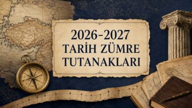 2026-2027 Tarih sene başı zümre toplantı tutanakları