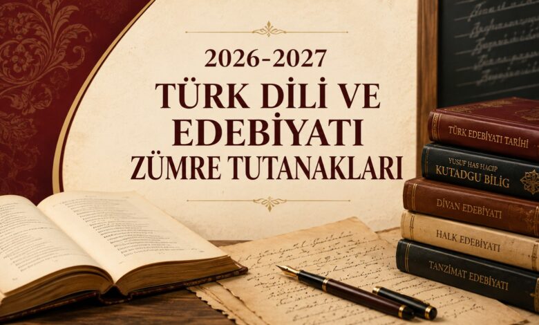 2026-2027 Türk Dili ve Edebiyatı sene başı zümre toplantı tutanakları